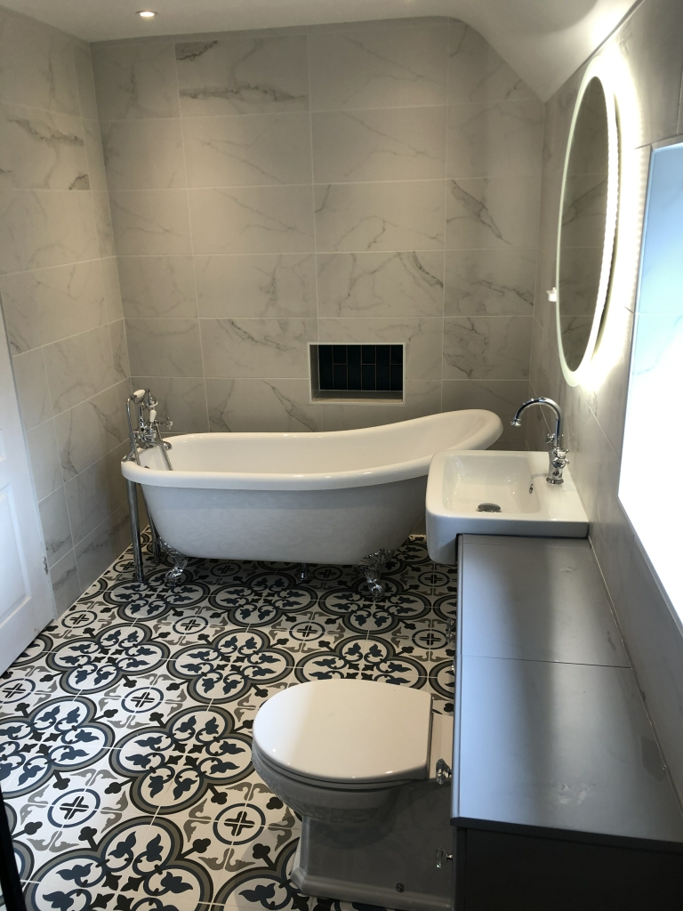 Bathroom installation by Total Plumbing & Heating